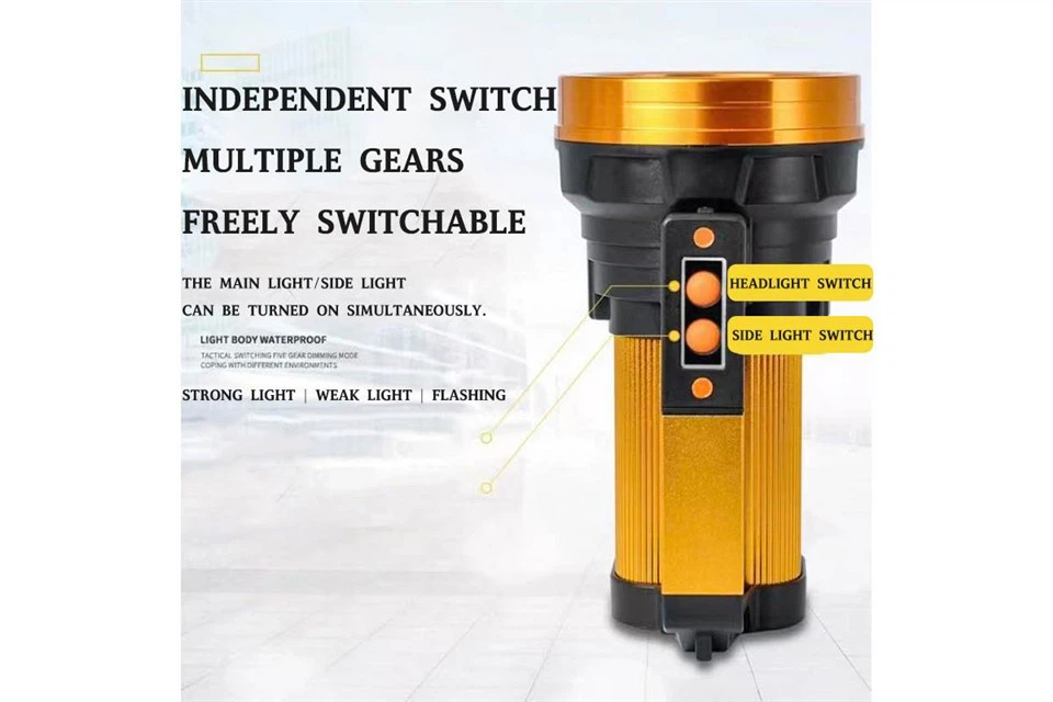 Portable Rechargeable Flashlight factory
